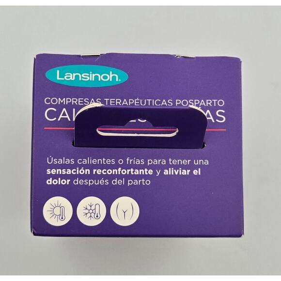 Lansinoh Hot & Cold Postpartum Therapy Packs 2 Packs & 12 Disposable Sleeves - Picture 2 of 7